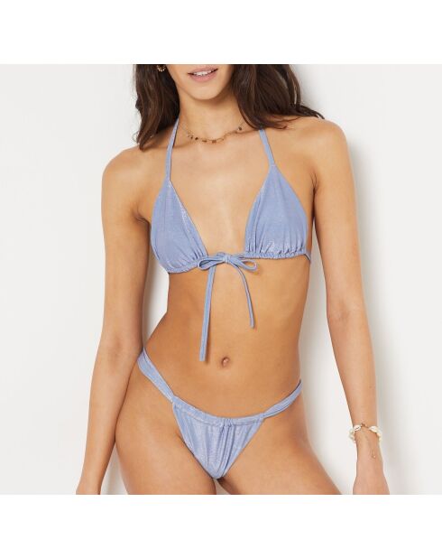 Ficell Florida SPE graue brasilianische Bikinihose mit hohem Beinausschnitt