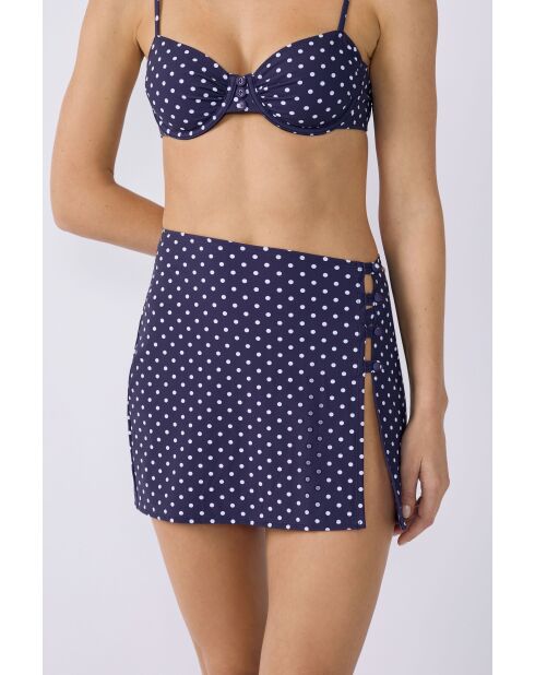 Kitty weißer Rock mit Tupfenmuster