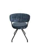 Chaise Ibiza bleue - 58x48x45 cm