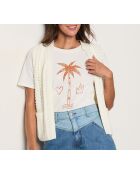 Fawengo ecrufarbenes T-Shirt