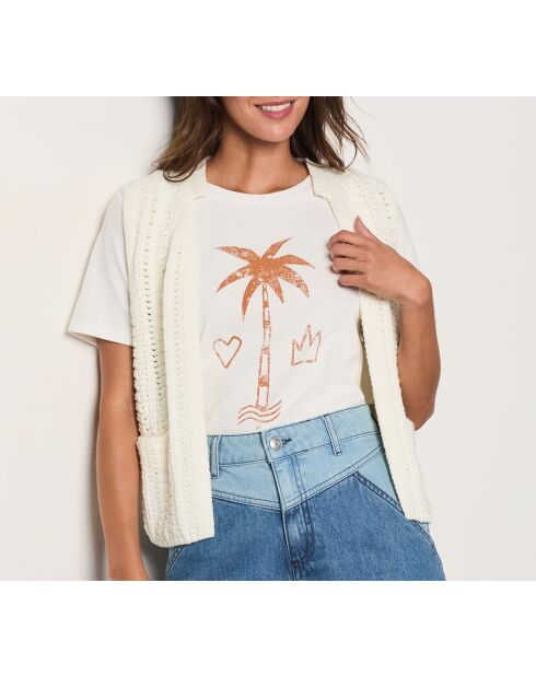 Fawengo ecrufarbenes T-Shirt