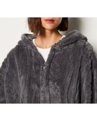 Grijze poncho Mariany