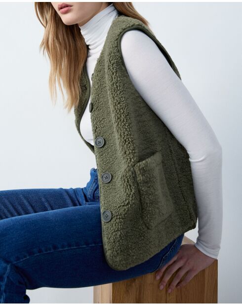 Veste Jean Kaki olive