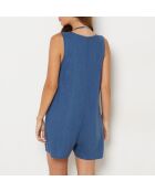 Adria b SPE s24 indigokleurige jumpsuit