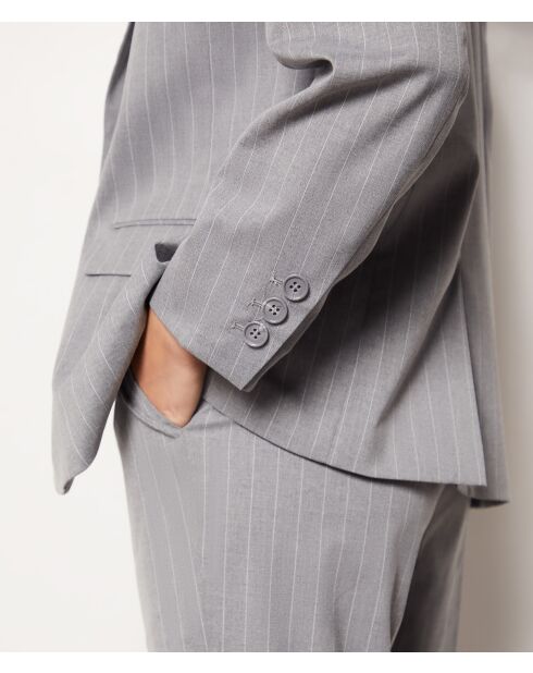 Grijze jas Rodin Ray