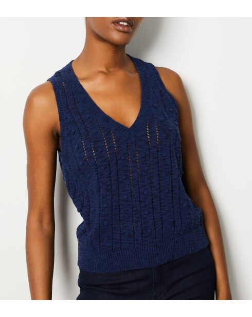 Jersey azul marino finlandés