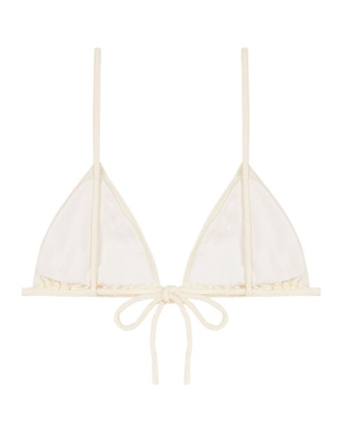Haut de bikini Triangle écru