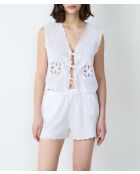 Witte top van Carlyne