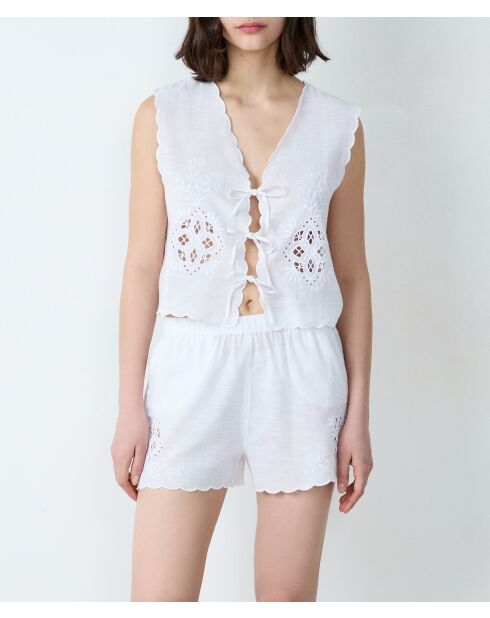 Witte top van Carlyne