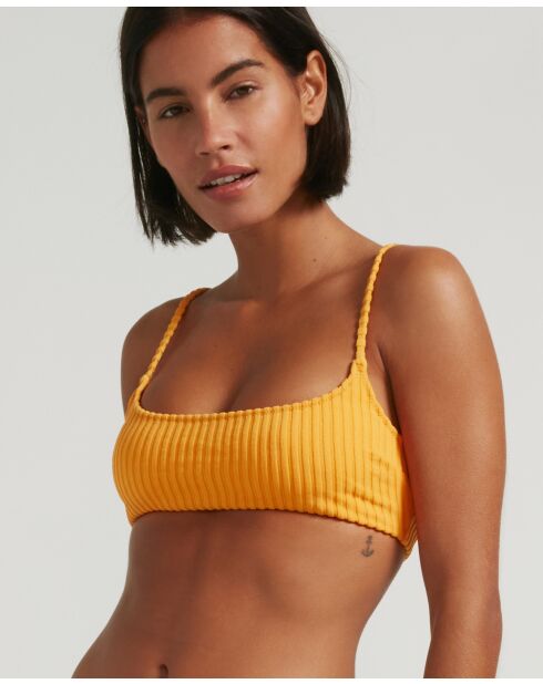 Haut de bikini Soft Guateque moutarde