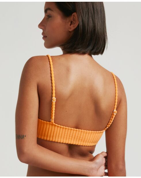 Haut de bikini Soft Guateque moutarde