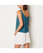 Debardeur Susan imprimé fond vert