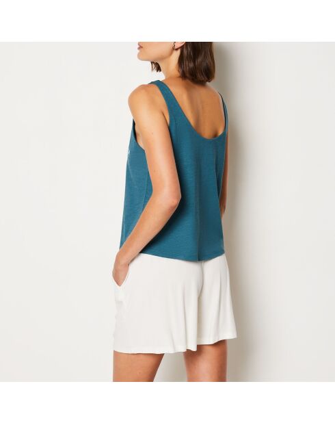 Debardeur Susan imprimé fond vert