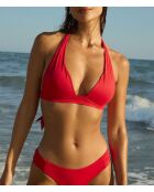 Soutien-gorge triangle sans armature et avec coque Luarca rouge