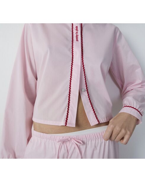 Chemise Paoly rose