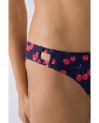 Bikinibroekje Bacio met marineblauwe print