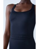 Costume da bagno monopezzo senza ferretto nero luna