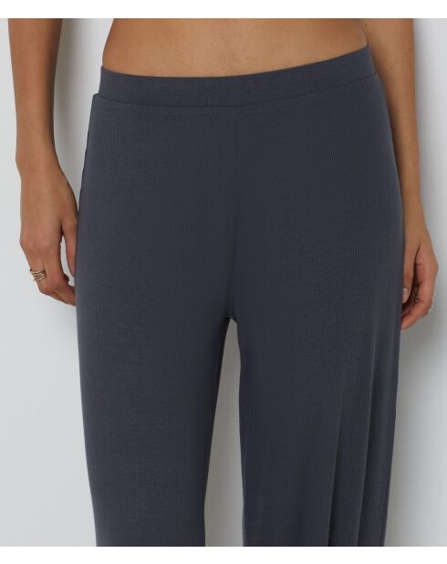 Antracietkleurige broek Asuka