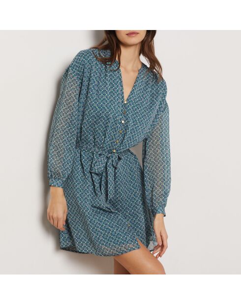 Robe Vogel imprimé celadon