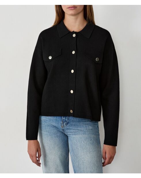 New Fei schwarzer Cardigan