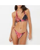 Soutien-gorge triangle sans armature et sans coque Honeymoon imprimé fond brique