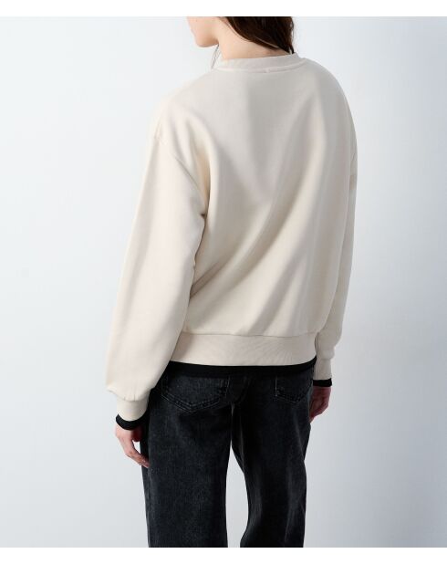 Sweatshirt Gomara écru