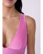 Traje de baño de una pieza sin aros rosa caramelo Profuma