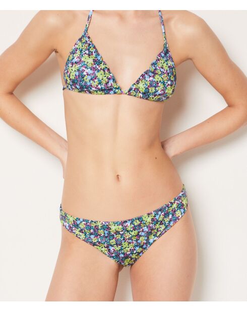 Salinas blaugrüner bedruckter Triangel-BH ohne Schale