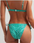 Mutandine con cravatta verde Bandana Verde