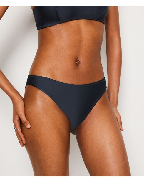 Braguita de bikini estándar antracita con correa para nadar