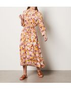 Anita jurk met veelkleurige print