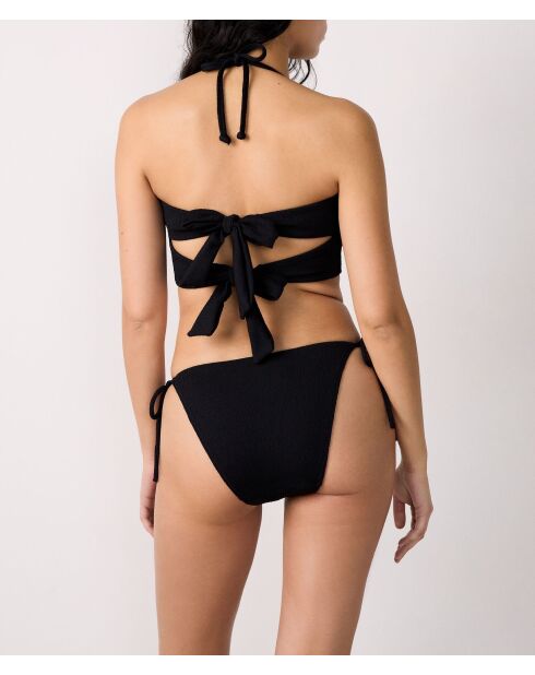 Lumineux zwarte bh met hoofdband zonder beugel en zonder schelp