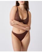 Klassieke bh met beugel en zonder schelp Helio bruin