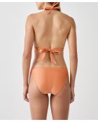 Oranje driehoekige bh van Mooka zonder beugel en schelp