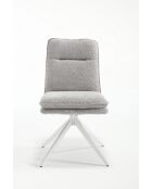 Set van 2 stoelen Valencia lichtgrijs - 51x92x68 cm