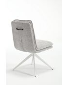 Set van 2 stoelen Valencia lichtgrijs - 51x92x68 cm