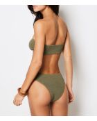 Onesize by etam khakifarbene, olivgrüne Bikinihose mit hohem Beinausschnitt