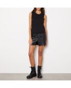 Zwarte ronde tanktop Criss