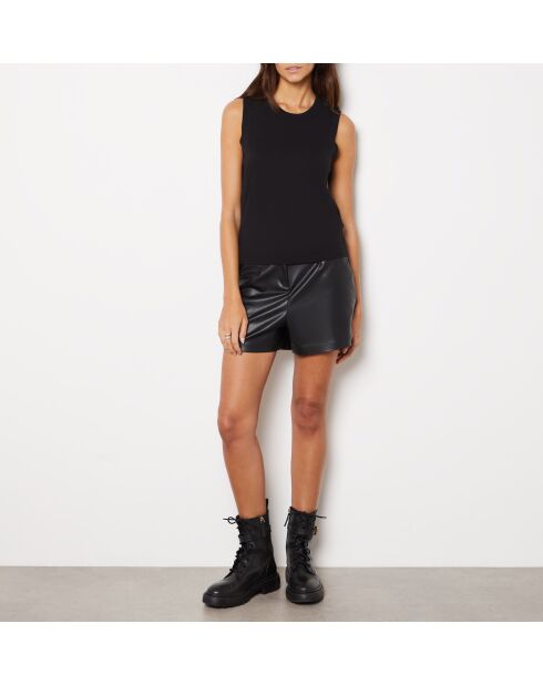 Zwarte ronde tanktop Criss