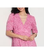 Kleid mit Petunien-Print Horatio