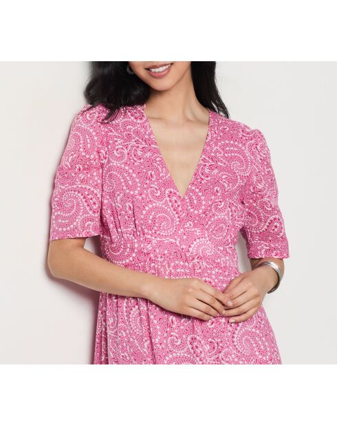 Horatio jurk met petunia-print