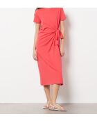 Lachsfarbenes pfirsichfarbenes Kleid Suzette