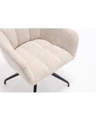 Lot de 2 fauteuils New lars beiges - 61x90x66 cm