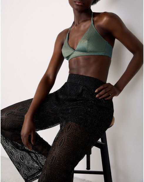 Pantalon droit Brille b noir