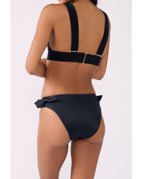 Ligie Smoon Bikinihose mit Krawatte, schwarz