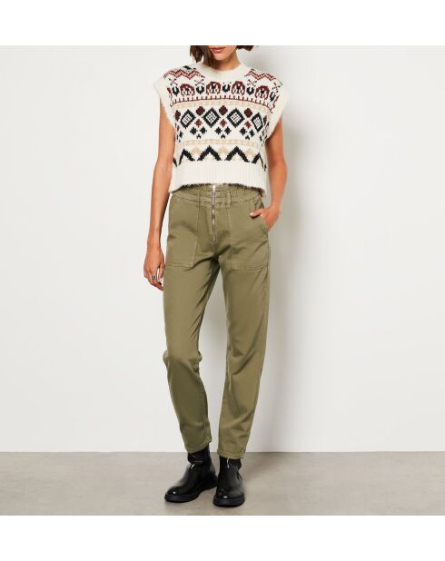 Pantalon Irla Kaki olive