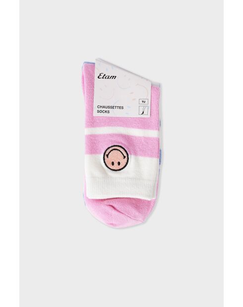 Calzini rosa/blu Vitta