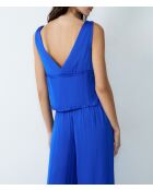 Top azul real Bluesa