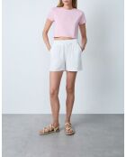 T-shirt Gargi rosa cipria