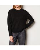 France zwarte trui met lovertjes